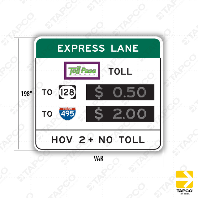 R3 2 Sign >> R3 48a Managed Toll Rate Lane With Hov 2 Sign 310393 R3 2 Sign >> R3 48a Managed Toll Rate Lane With Hov 2 Sign 310393