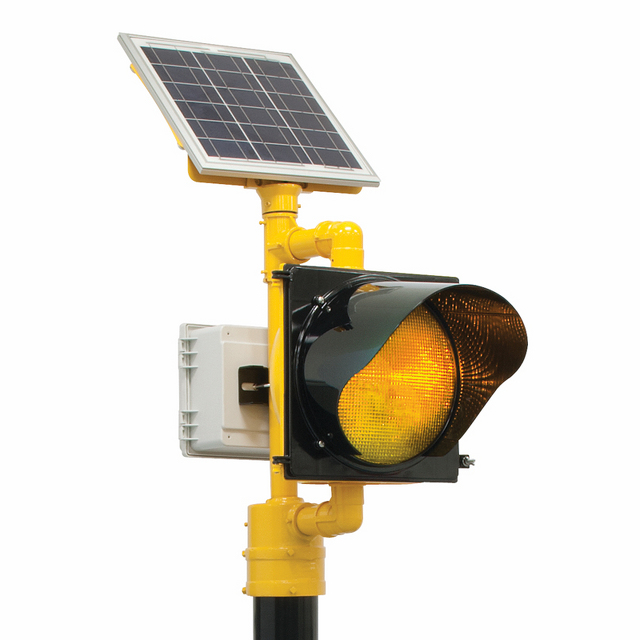 Blinkerbeacon™ Solar Flashing Led Beacon 2180 Bbsay Tapco Traffic