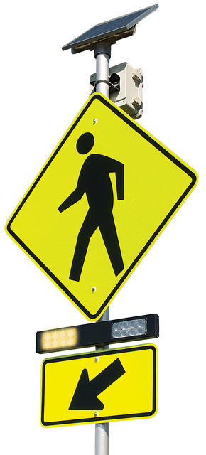 RRFB-XL Pushbutton Activated Crosswalk System | 2180-RRFBXLS | TAPCO ...