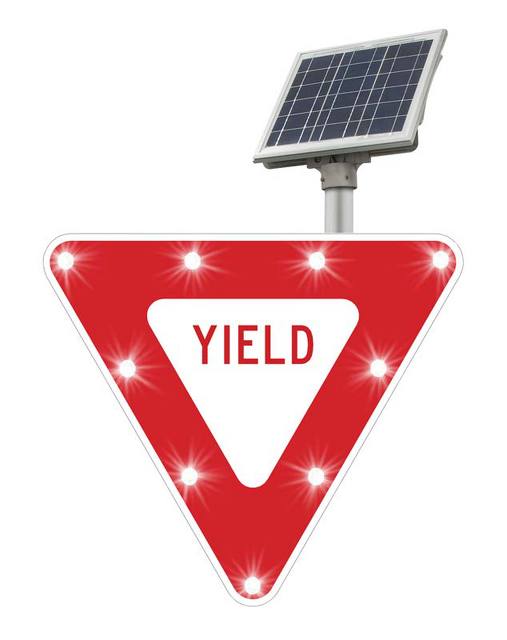 BlinkerSign® Flashing LED YIELD Sign R1-2 | 2180-00264 ...