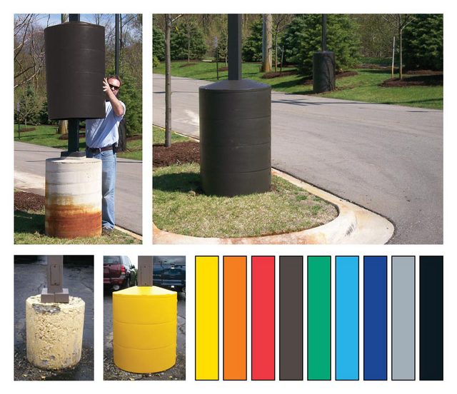 Light Pole Base Guards 333500050 TAPCO Traffic & Parking Control