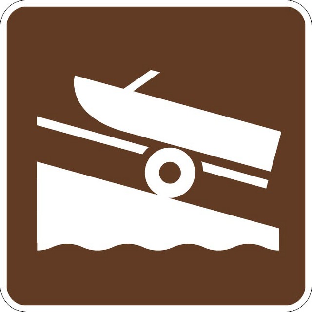 Boat Ramp (Symbol) Sign RS054 RS05412HIP TAPCO Traffic