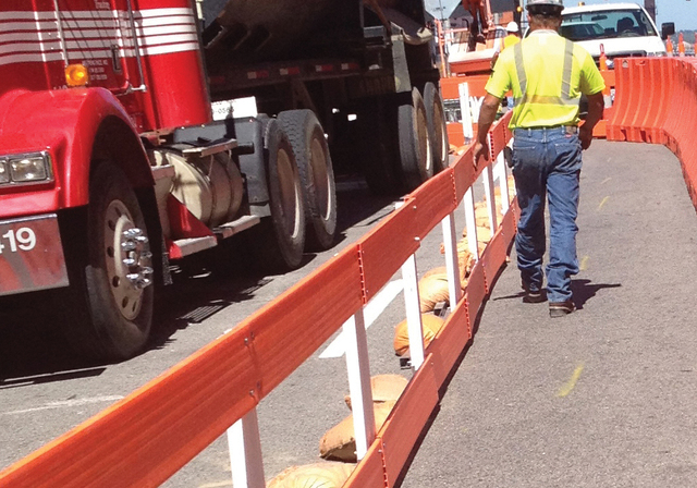 Temporary Pedestrian Access Route (TPAR) Barricade Kit | 132167 | TAPCO - Tapco Traffic And Parking Control Co Inc