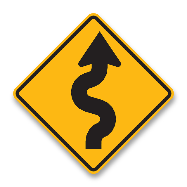 W1-5R RIGHT WINDY ROAD (symbol) Sign | 101660 | TAPCO - Traffic ...