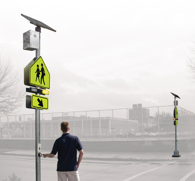 Pedestrian Crossing Solutions 2180PEDXING TAPCO Traffic