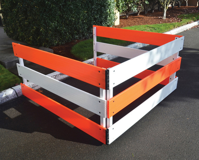 Temporary Pedestrian Access Route (TPAR) Barricade Kit | 132167 | TAPCO - Tapco Traffic And Parking Control Co Inc