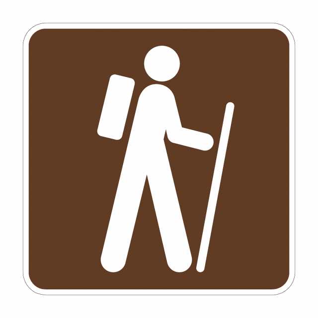 Hiking Trail (Symbol) Sign RS-068 | 304532 | TAPCO - Traffic & Parking ...