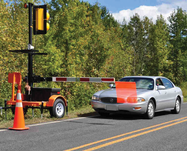 Automated Signal and Flagger Trailer 113850 Traffic & Parking